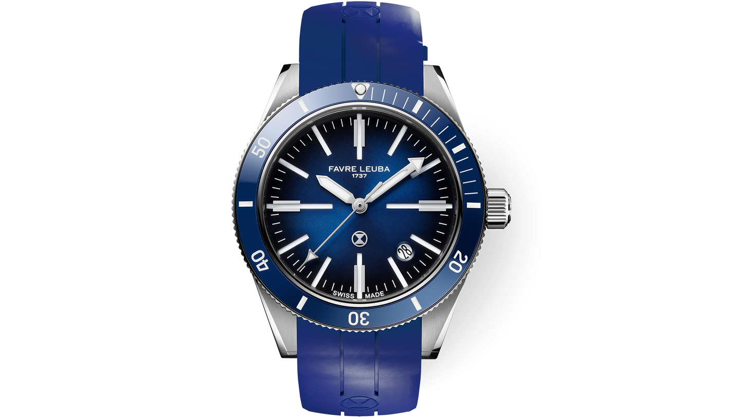 Favre Leuba Renaissance Blue Dial