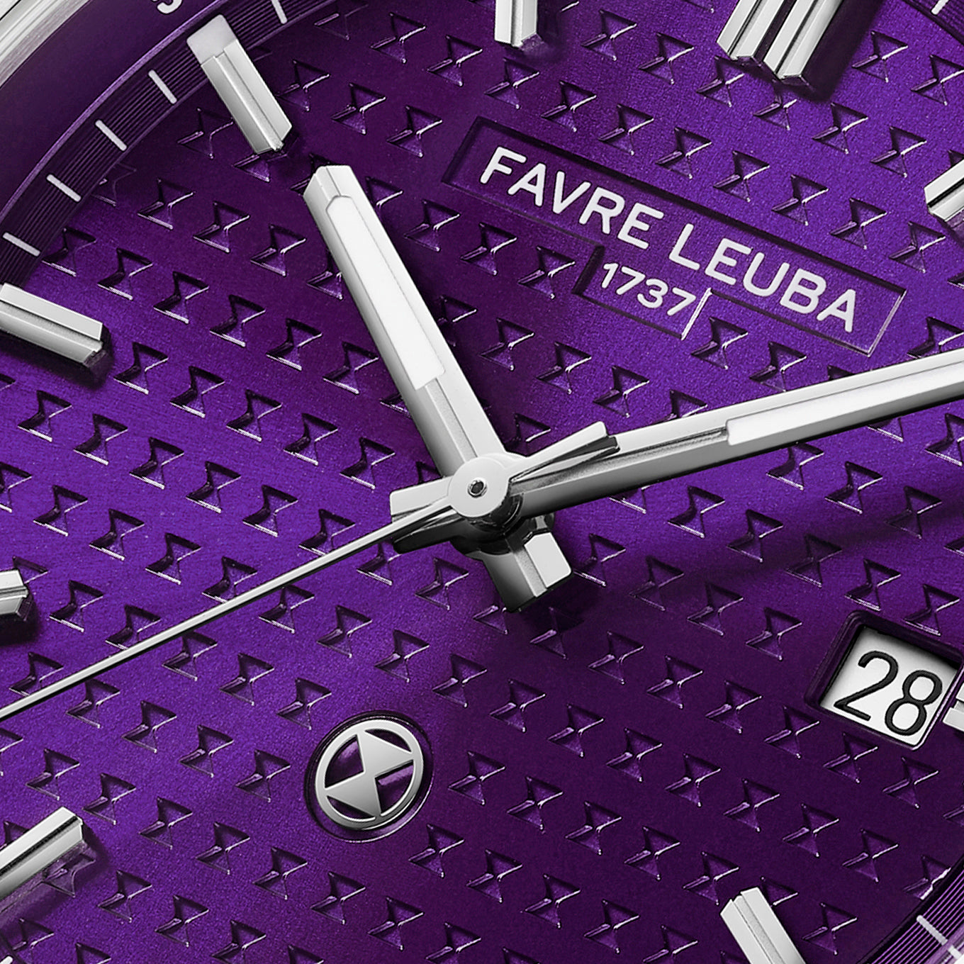 Favre Leuba Chief Date Purple Dial