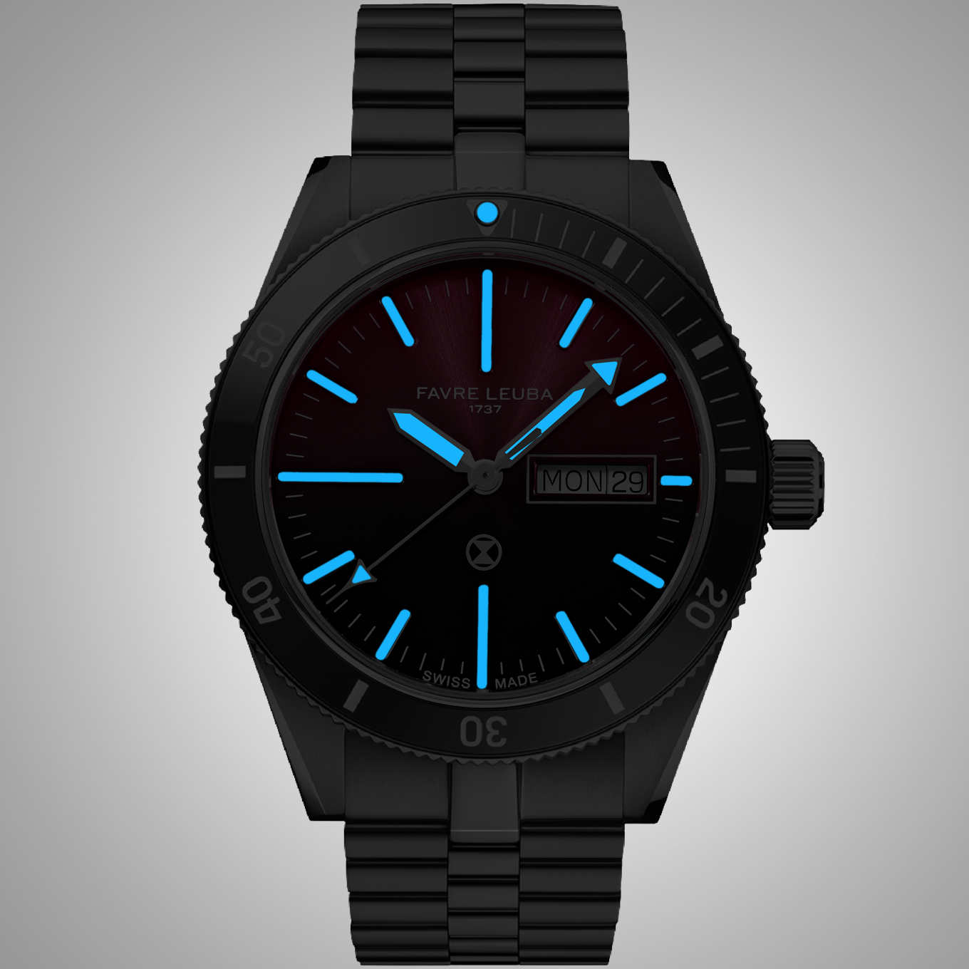 Favre Leuba Deep Raider Day Date Watch