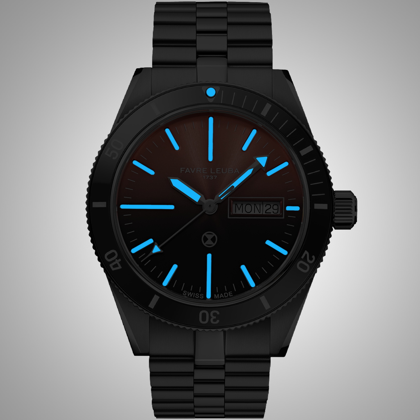 Favre Leuba Deep Raider Day Date Watch